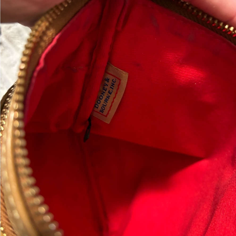 Dooney & Bourke Brown Pebbled Leather Crossbody Bag - Picture 5 of 6